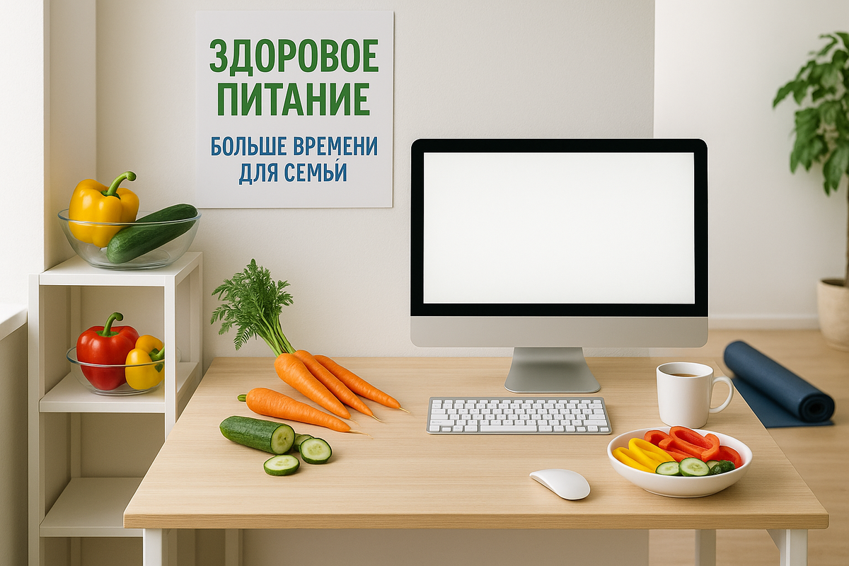 Работа из дома способствует здоровому питанию и улучшает баланс между работой и личной жизнью