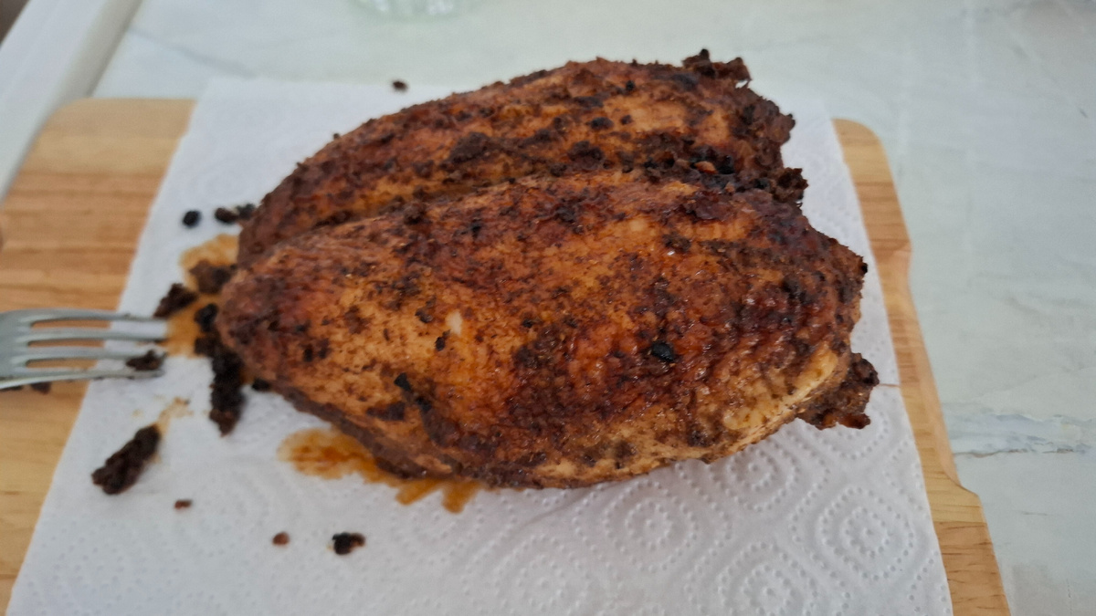 Вот такой она была после того, как я ее достала из фольги.