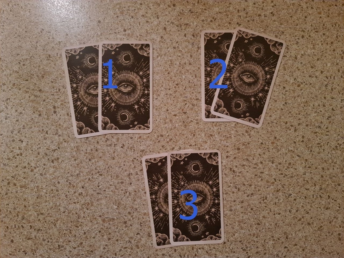 Позиции расклада. Фото автора