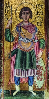 Великомученик Прокопий Кесарийский. 11 в. Монастырь Осиас Лукас.