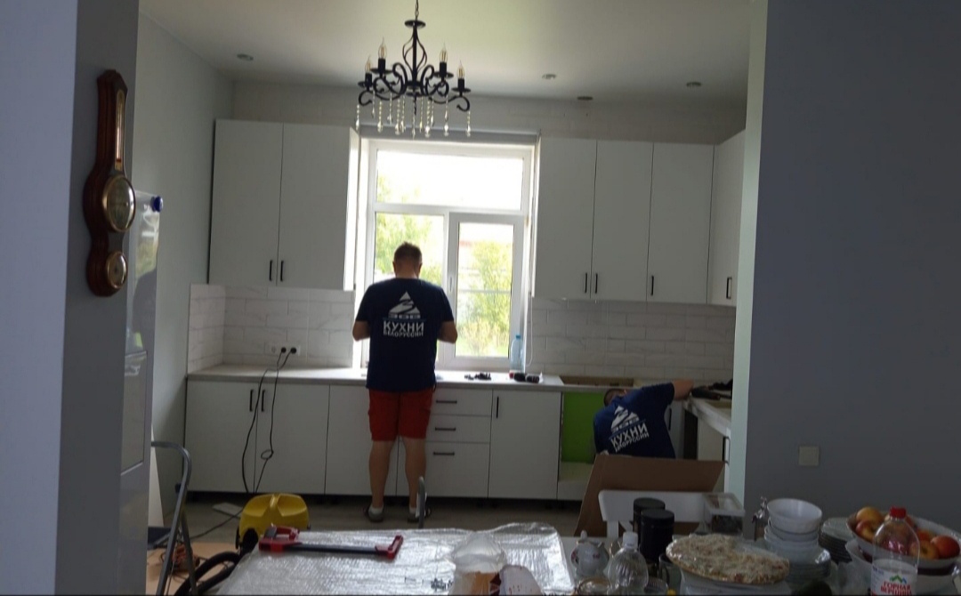 рабочий момент сборки