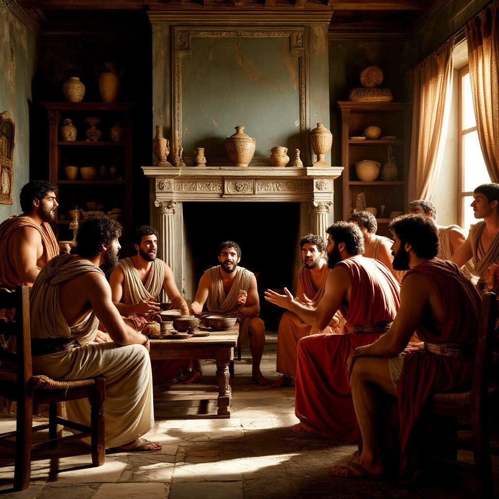 В Греции это могло выглядеть так