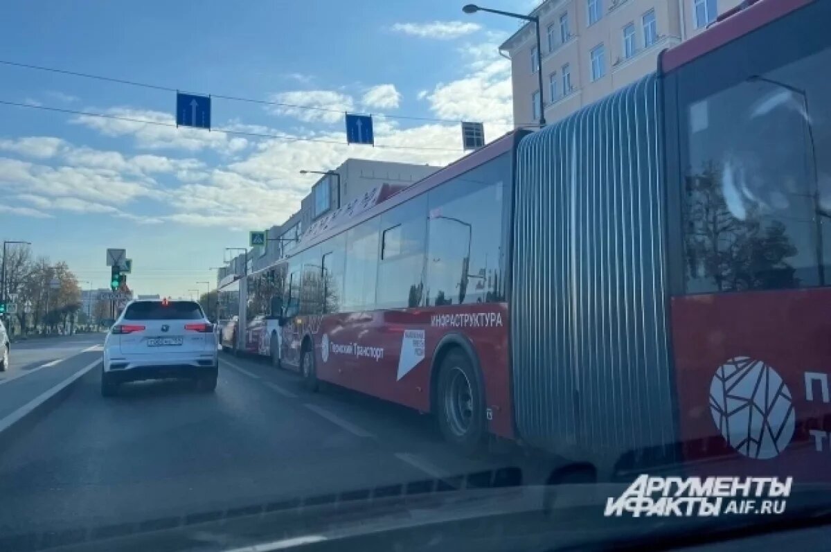    Стали известны подробности ДТП с автобусами-«гармошками» в центре Перми