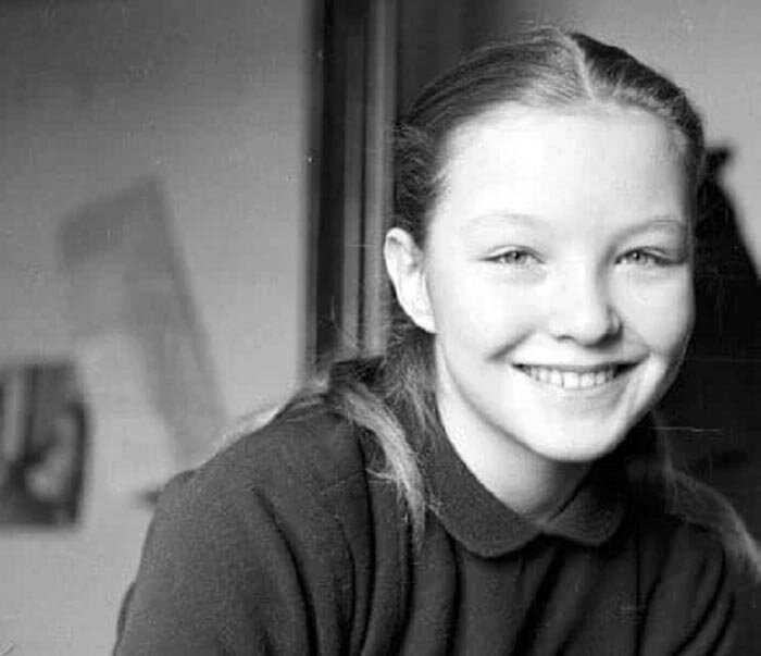 Марина Влади в детстве.