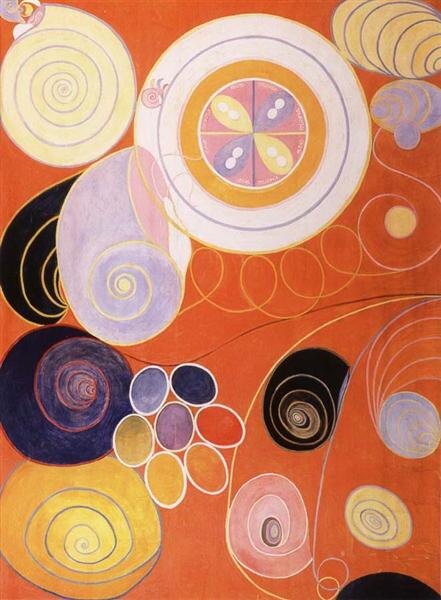 Картина Хильмы Аф Клинт (Hilma af Klint) из серии «Десять самых важных» Юность