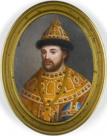 Рис. Портрет царя Ивана V Алексеевича