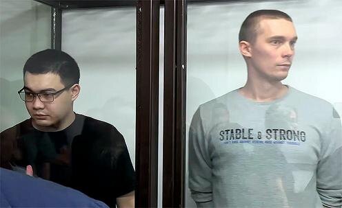 Жоомарт Дуулатов и Александр Александров. Кадр из видео Kloop