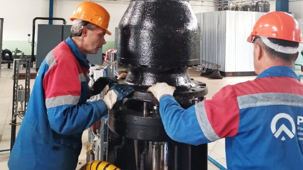    На нижневартовском водозаборе обновили один из основных насосов