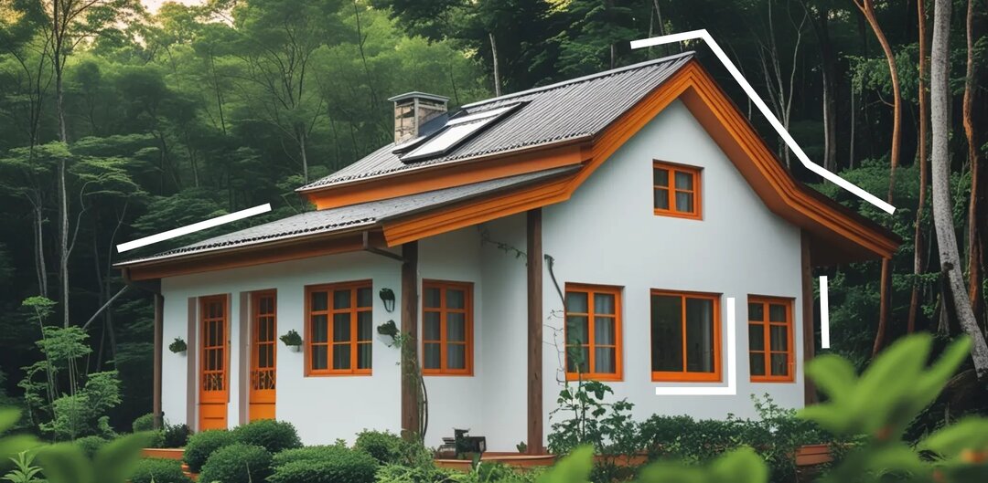 На каком расстоянии можно строить дом, баню и другие постройки, чтобы не пришлось сносить