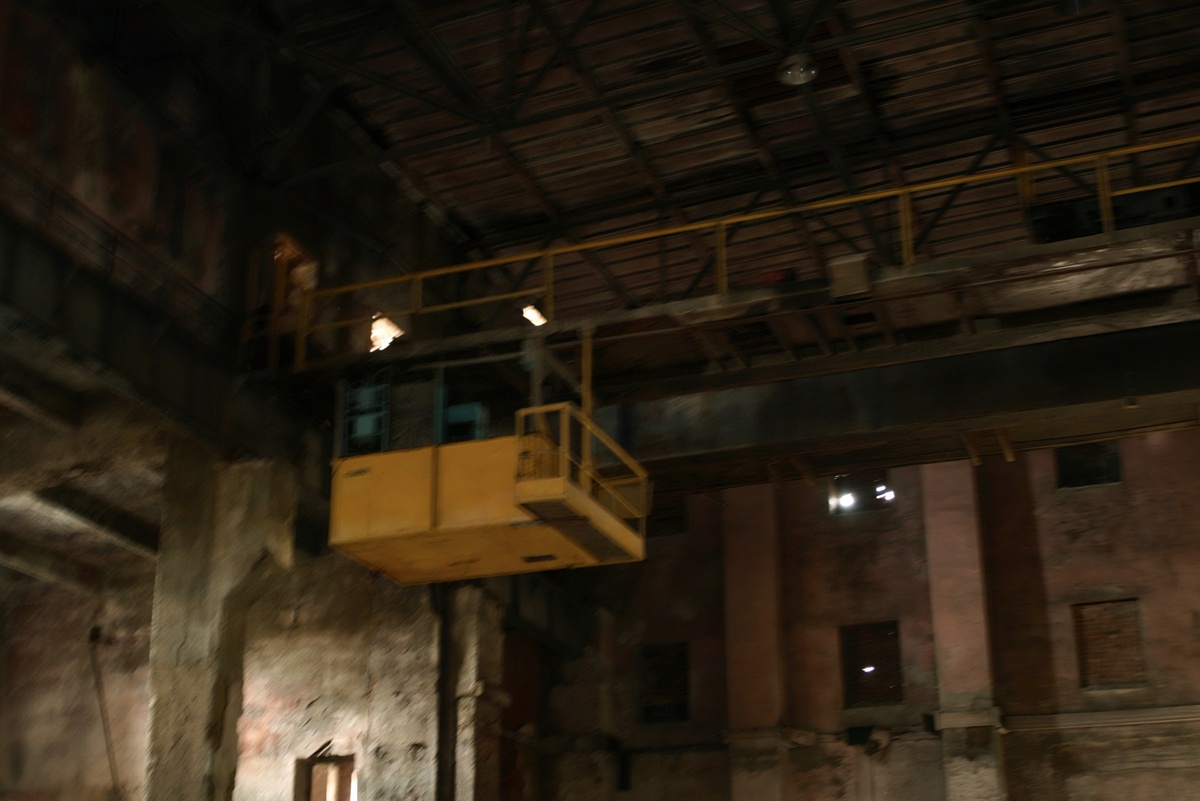 Фото автора. Заброшенный тальковый комбинат.