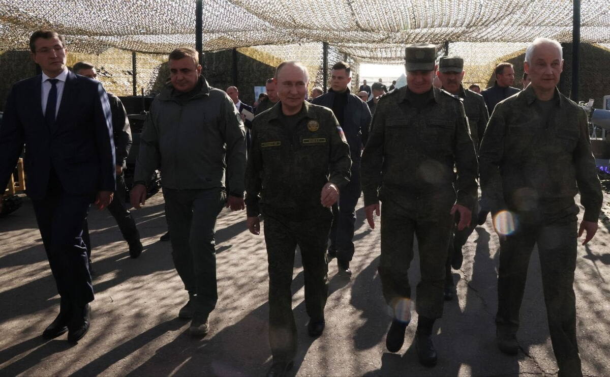   Путин на полигоне «Мулино»