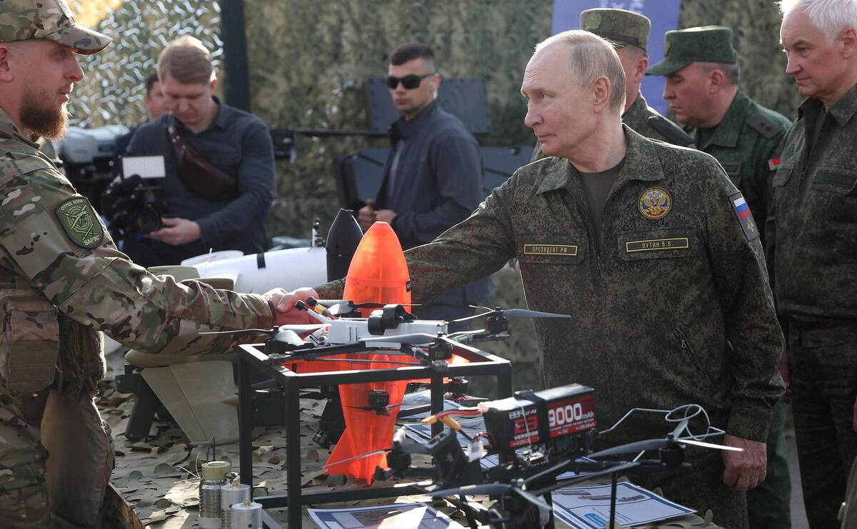   Путин на полигоне «Мулино»