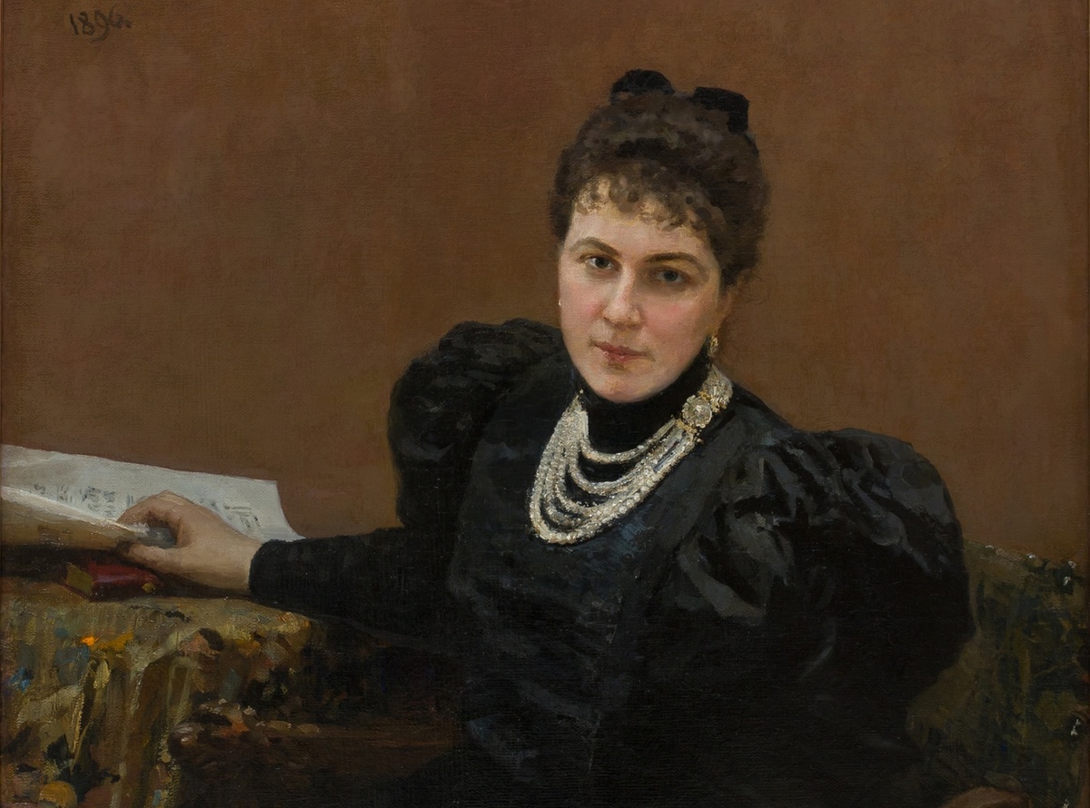 Репин И.Е. Портрет М.К.Тенишевой. 1896