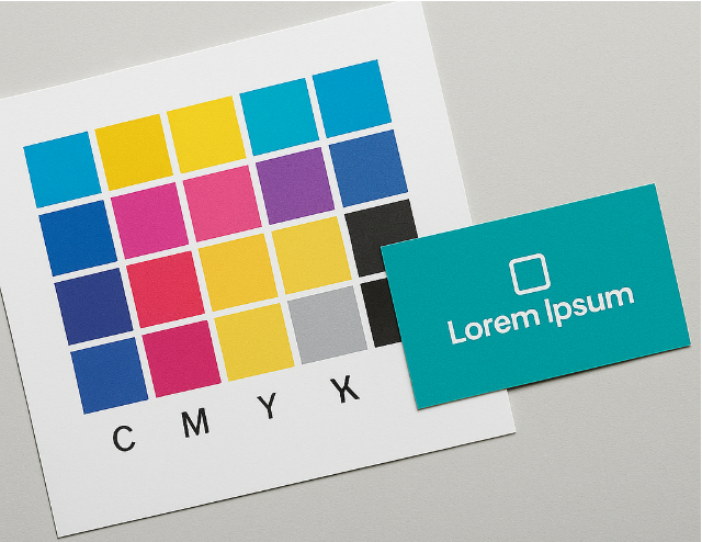 Цветопроба помогает проверить совпадение с фирменным стилем