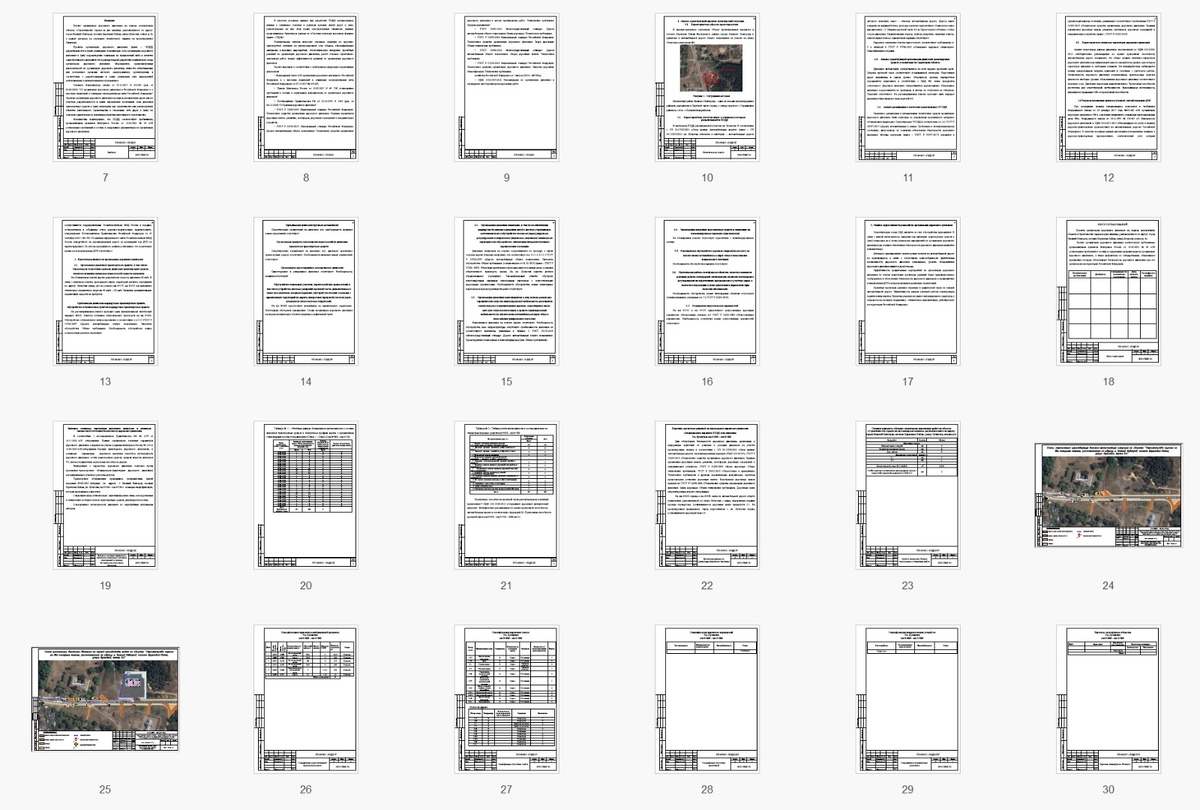 Содержание прокта организации дорожного движения