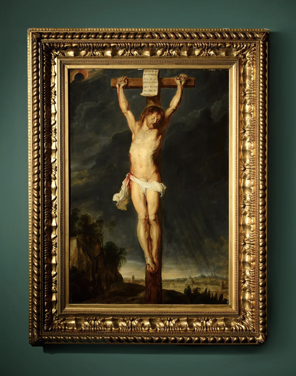 «Христос на кресте», Питер Пауль Рубенс, источник: страница аукционного дома Osenat в соцсетях
