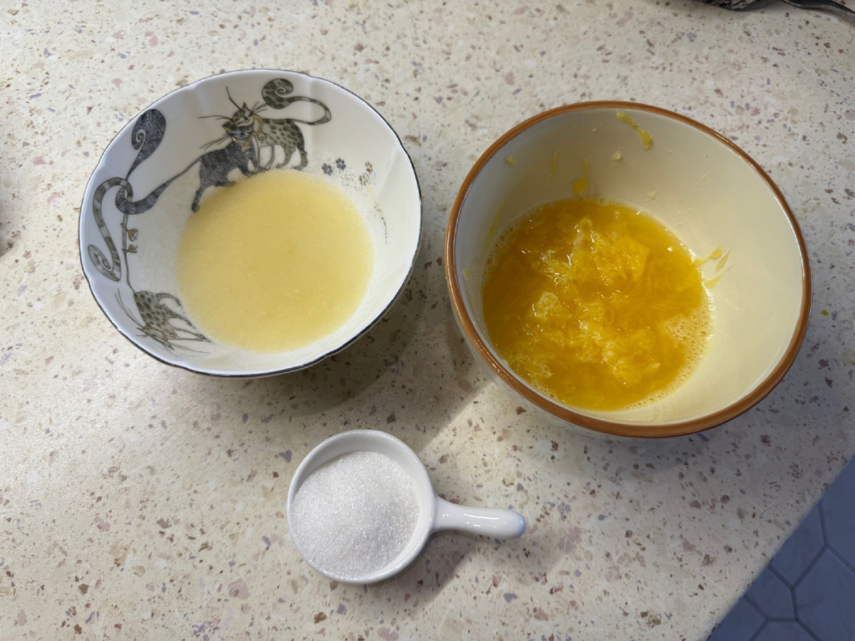 Ингредиенты для апельсиновой начинки