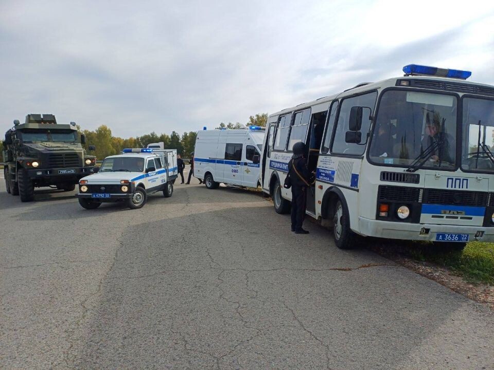    Тактико-специальное учение "Молния". Источник: пресс-служба УФСБ России по Алтайскому краю