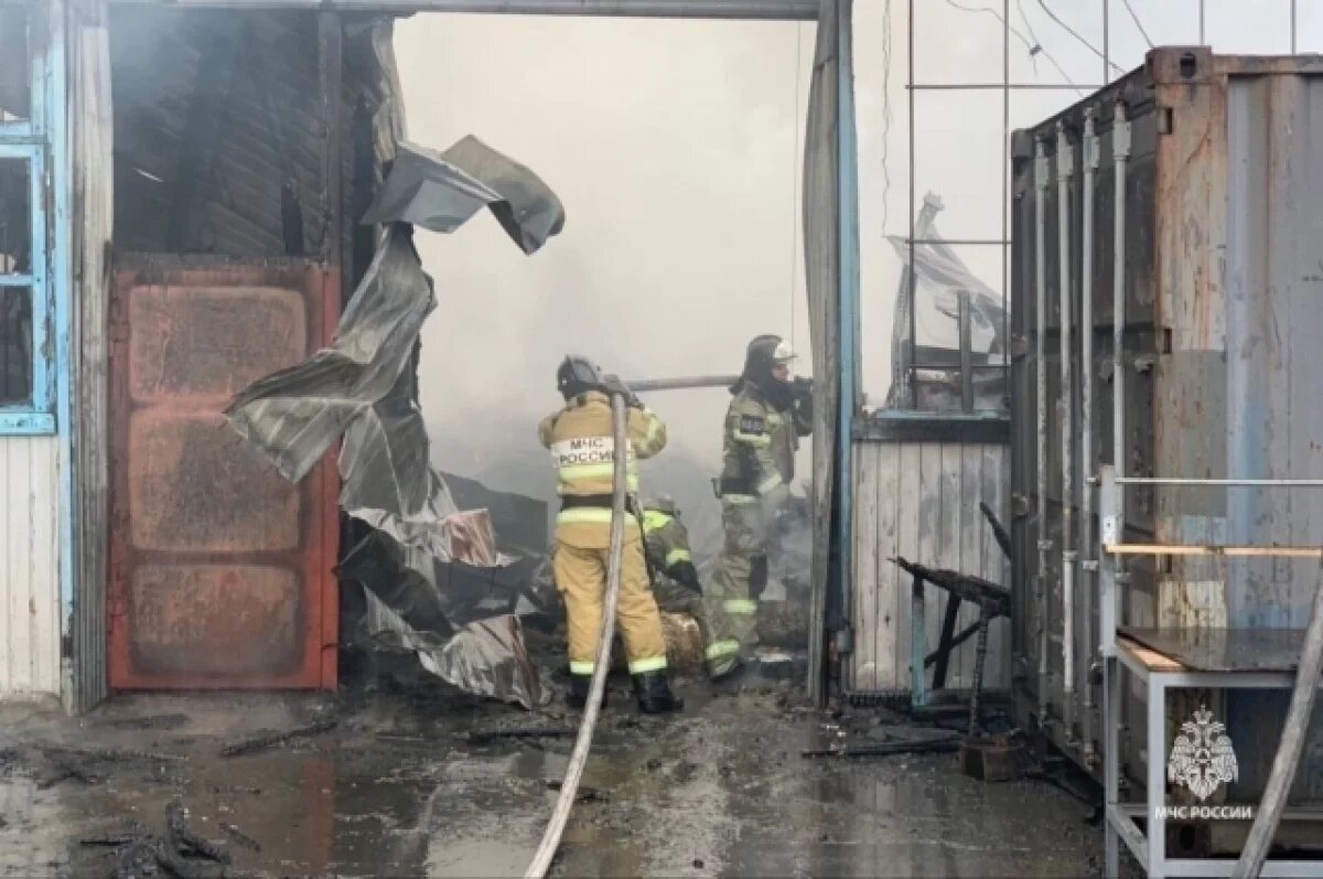    В Каменске-Шахтинском ввели режим ЧС из-за крупного пожара