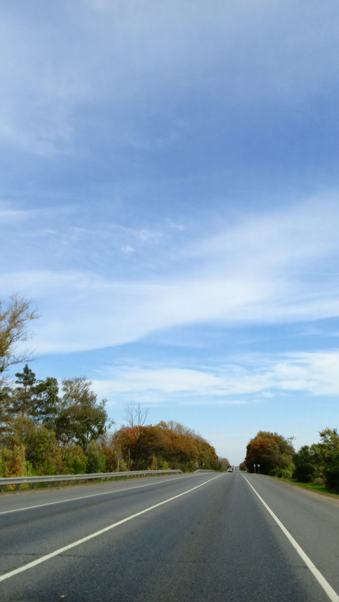 Вот так мы едем. Фото автора.