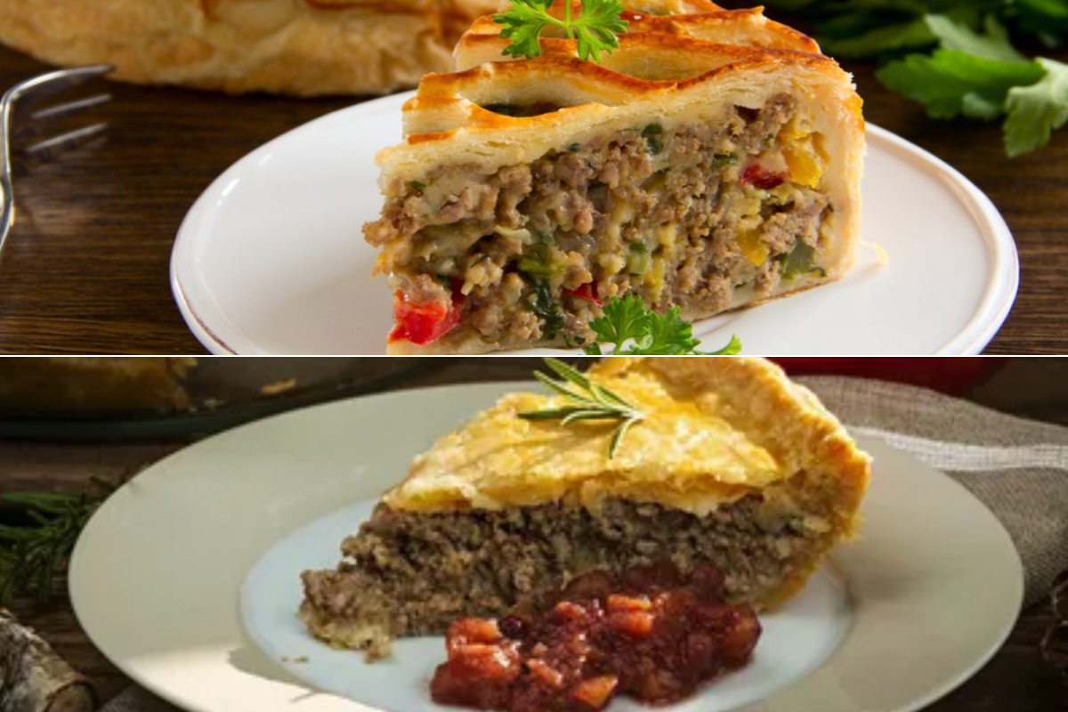 Фото: Мясной пирог с добавлением фруктов