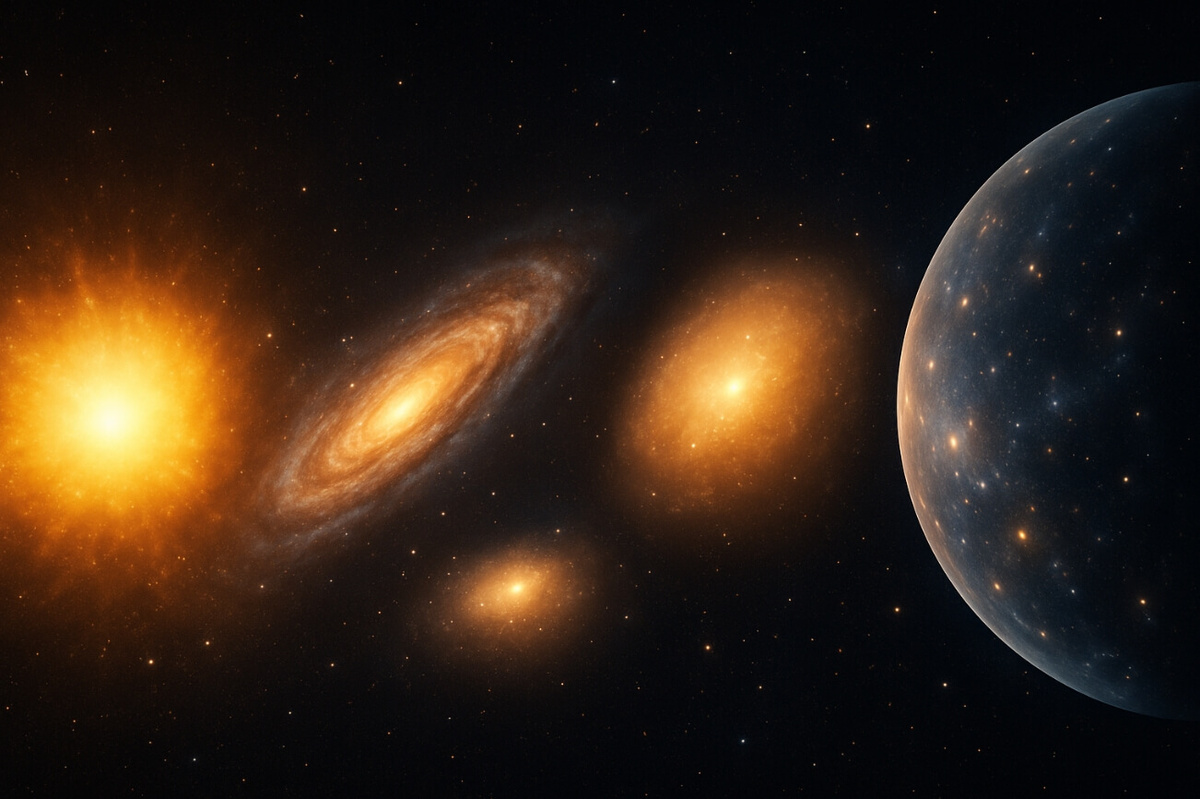    В настоящее время существуют различные теории возникновения Вселенной