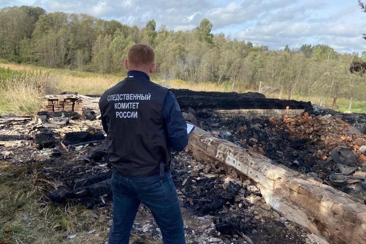    Мужчина погиб на пожаре в жилом доме в Дедовичском районе