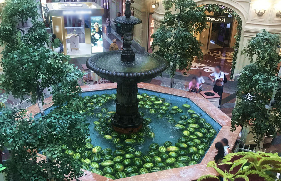 Умные люди придумали запустить в плавание арбузы