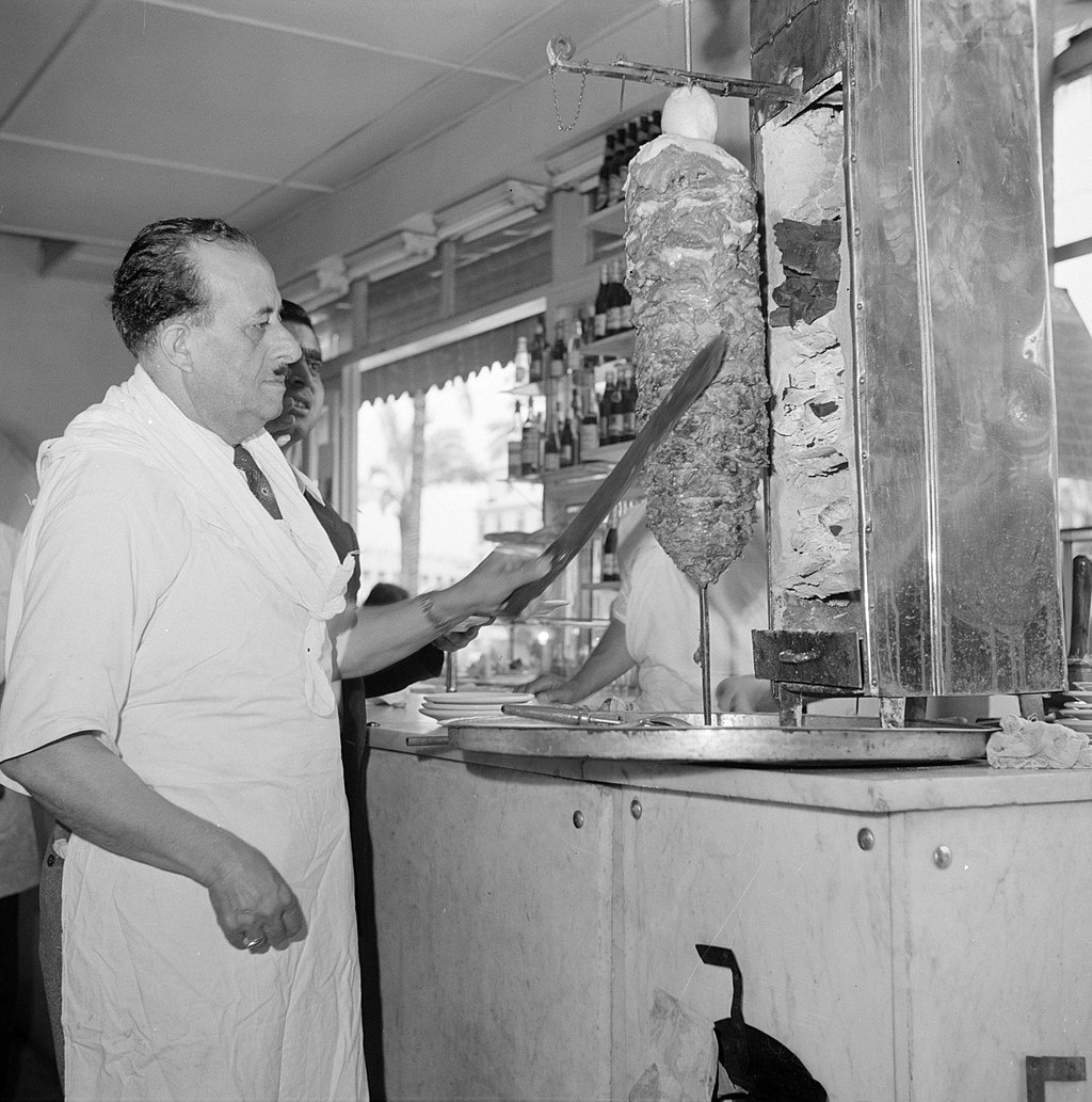 Шаурма в Ливане, 1950
