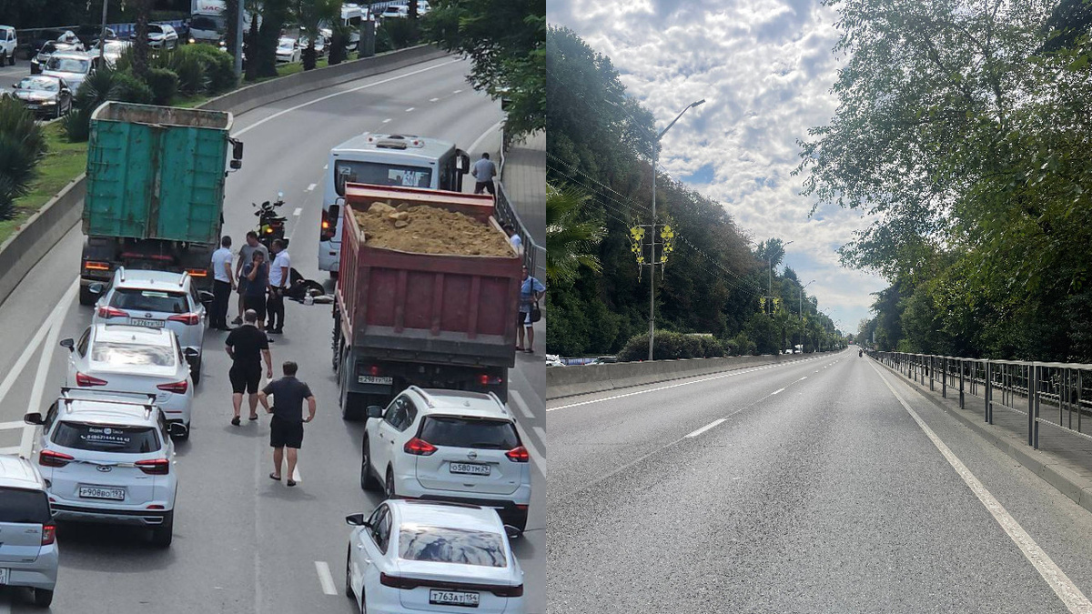 коллаж: Telegram/ДТП Сочи  📷
