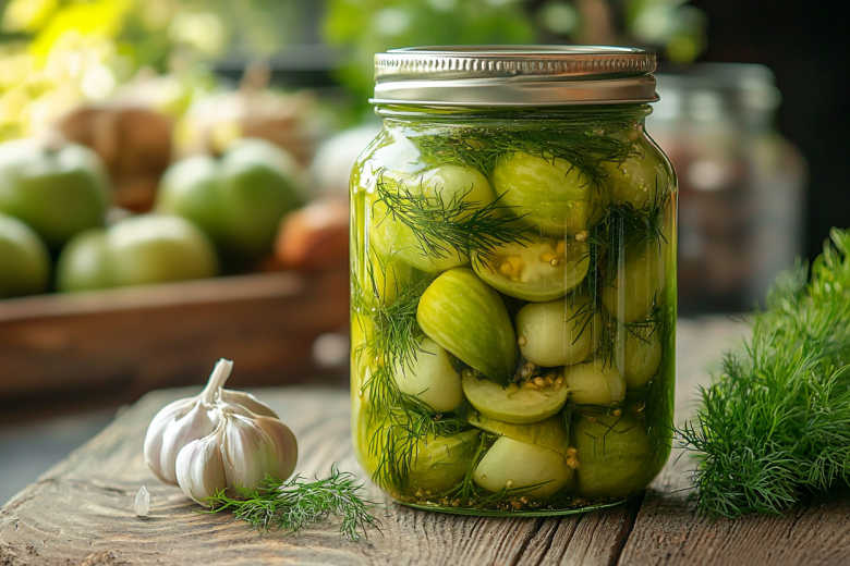 Маринованные зеленые помидоры как в Советском Союзе