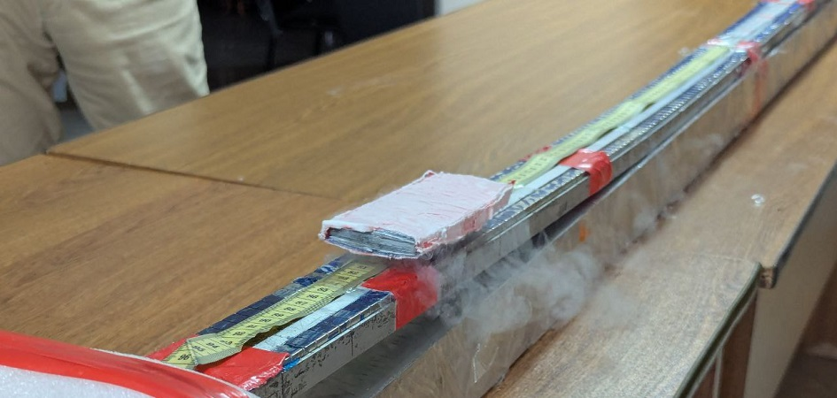 Опытный образец платформы с магнитной левитацией