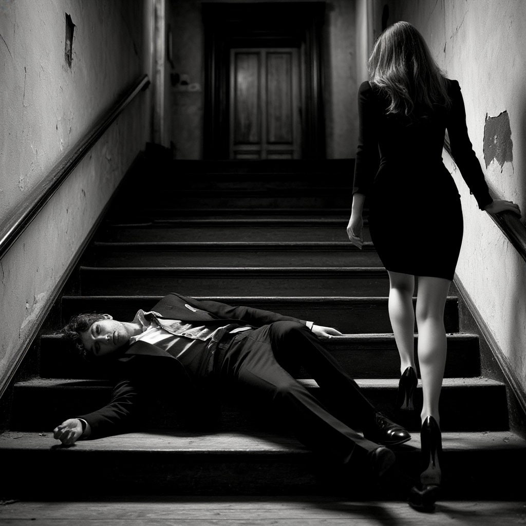 "Но я всё время думаю об этом ужасном происшествии. Что если, он всё-таки умер ? Я никогда не желала никому плохого, но получается, что стала убийцей. Столько времени прошло, но я не могу об этом забыть"