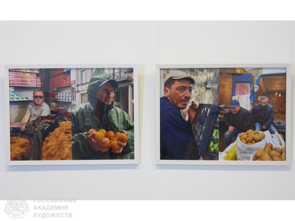 Фрагмент экспозиции «Танец линий в тени гор» Мариами Басиладзе в МВК РАХ (Москва, Пречистенка, 19). Фото: Виктор Берёзкин, пресс-служба РАХ.