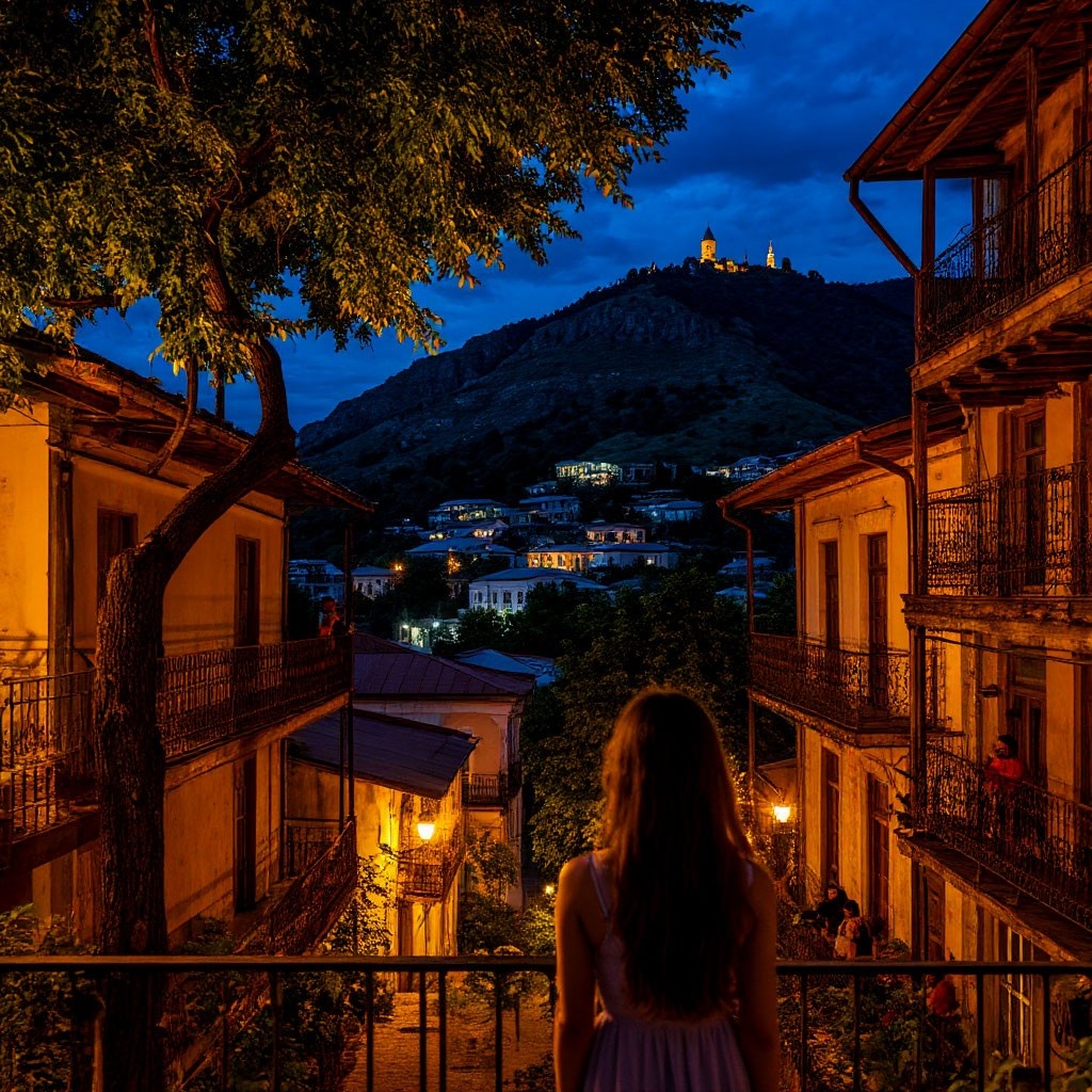 "И тут в душной тишине южной ночи отчётливо раздаётся взволнованный женский голос: