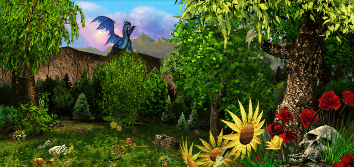 Кадр из кампании, где говорится, что лазурные повелевают драконами других цветов