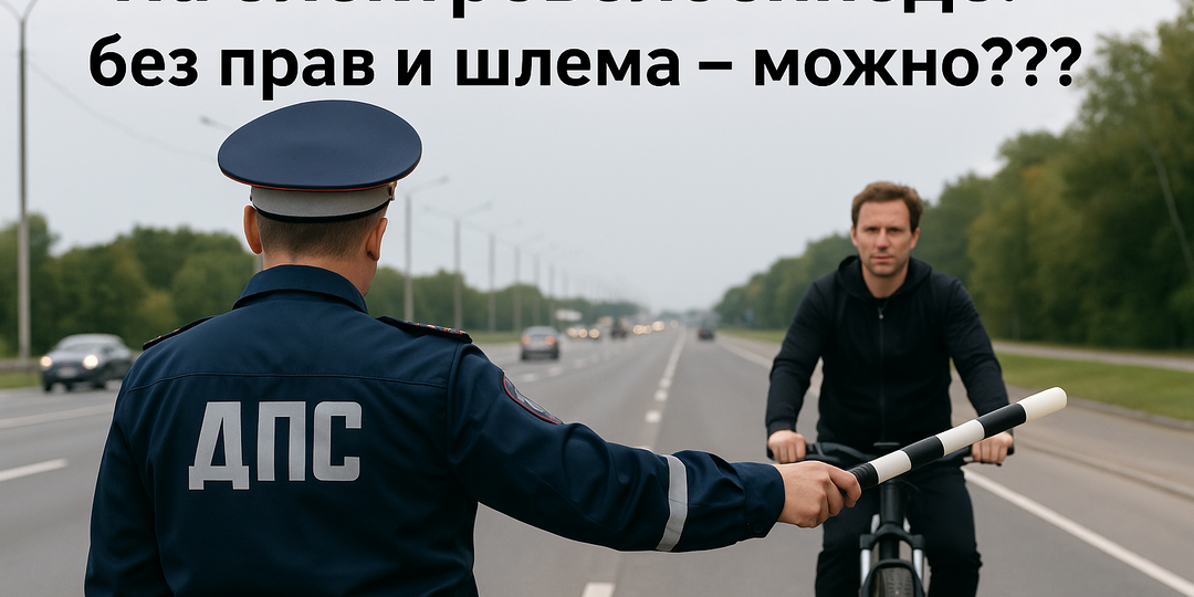 Можно ли ездить на электровелосипеде без прав и шлема? Разбираемся в правилах (РФ)