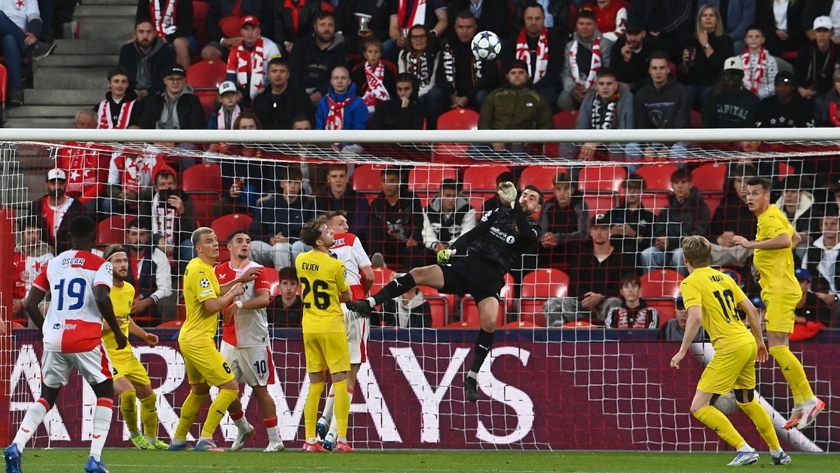     Никита Хайкин в матче ЛЧ против «Славии». Фото: ФК «Будё-Глимт»