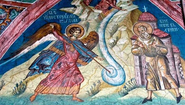 Чудо архистратига Михаила. Фото: vimaorthodoxias.gr
