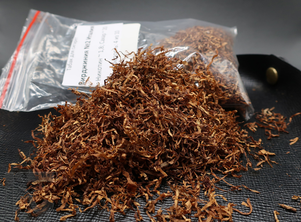 Развесной табак Вирджиния №2 от PiterTabak. Фото:©канал "Уголок Курильщика"