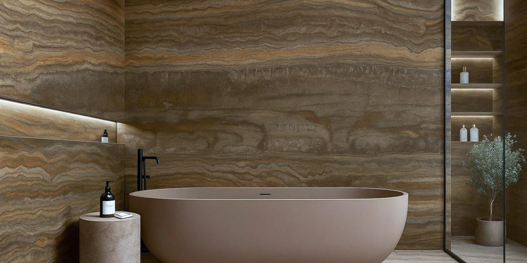 Укладка травертина: руководство по монтажу на пол, стены и фасад