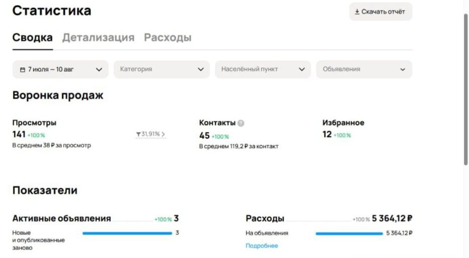 Скрин из кабинета