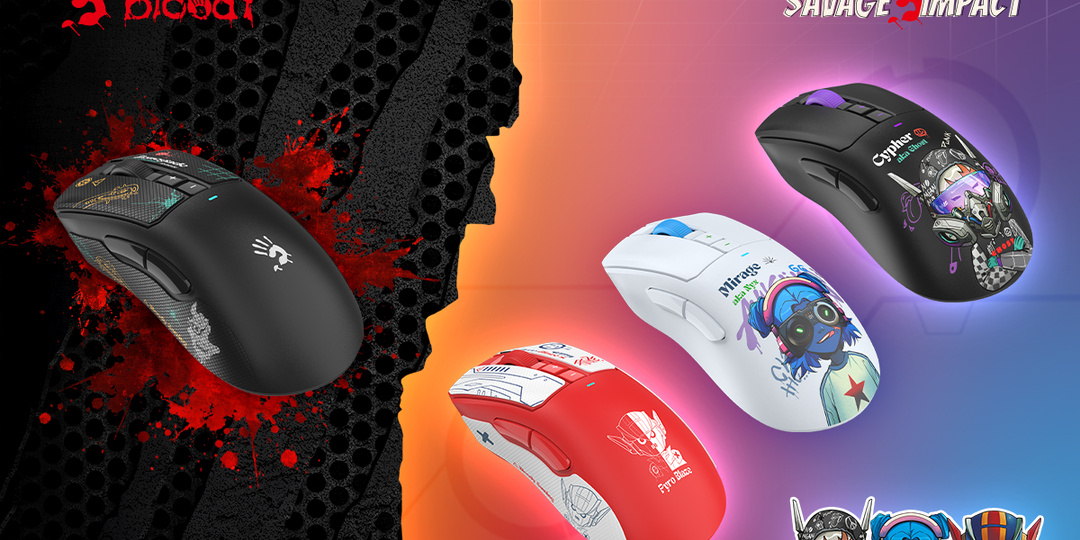 Разблокированы новые персонажи: игровые мыши из коллаборации Bloody и Savage Impact