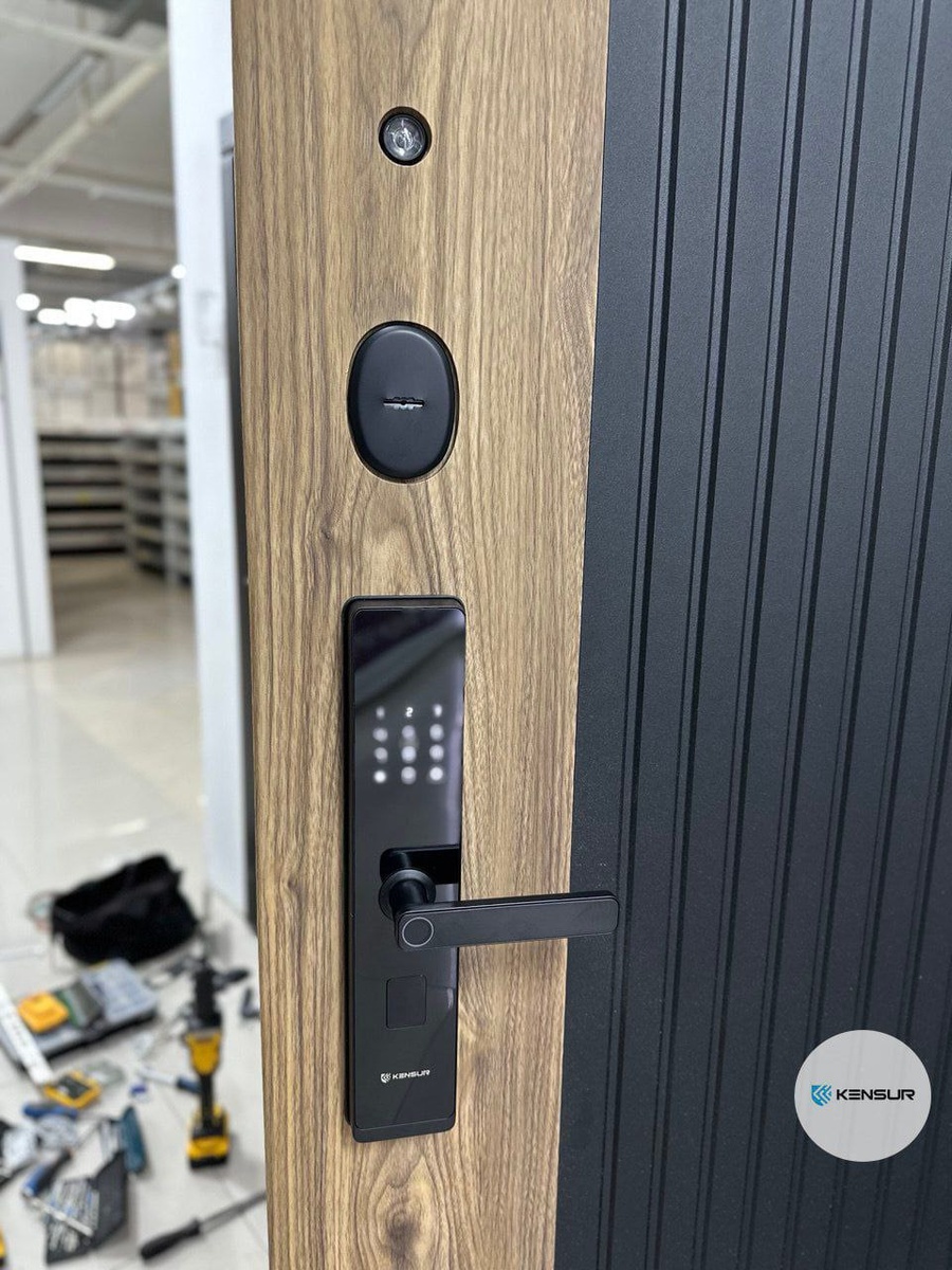 Умный биометрический дверной замок с отпечатком пальца KENSUR A8