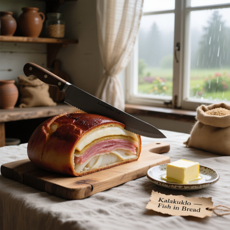 Kalakukko — калакукко — рыба в хлебе, как сюрприз от бабушки