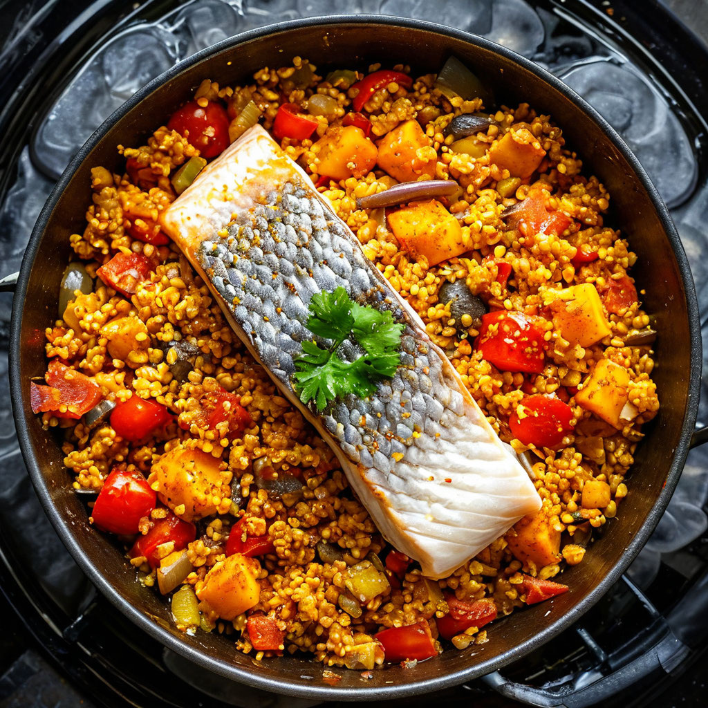 Пшено - отличная добавка к рыбным блюдам с овощами. Оно придаёт блюду сытность и может впитывать ароматы других ингредиентов, обогащая вкус.