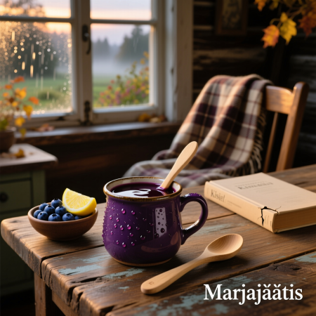 Marjajäätis — Кисель из ягод