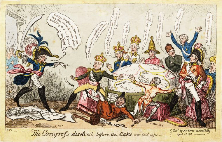 Конгресс не может поделить пирог. Худ. Дж. Крукшенк