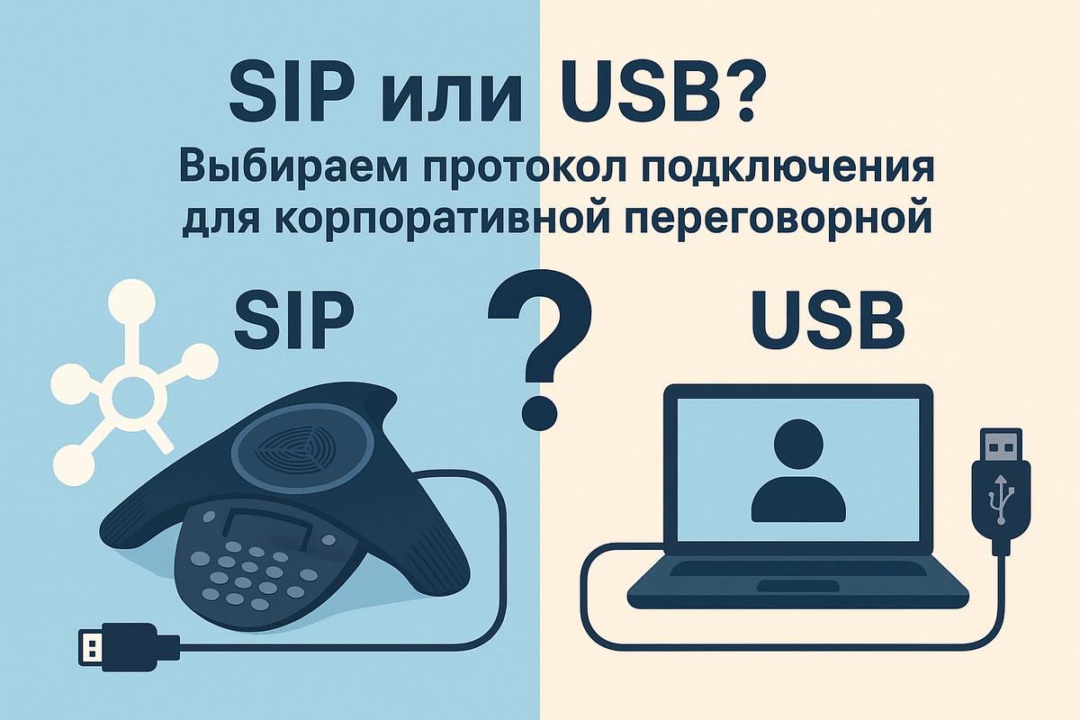 SIP или USB? Выбираем протокол подключения для корпоративной переговорной