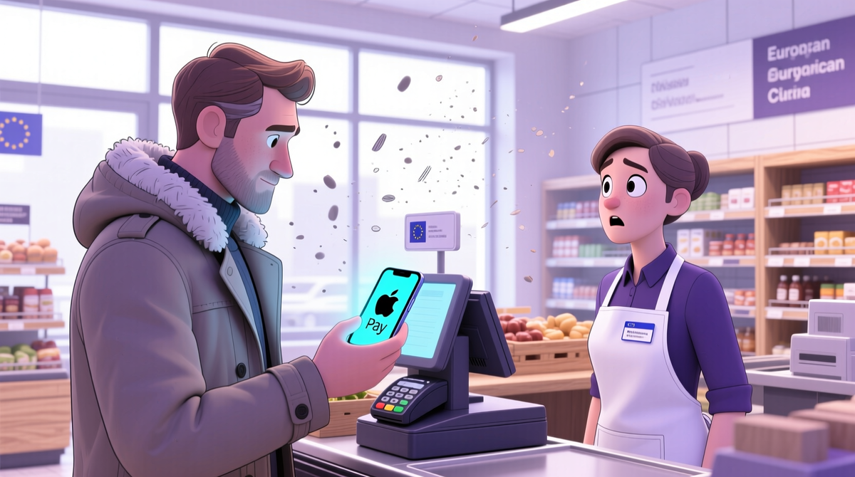 Оплата покупок айфоном за границей в 2025 году.
